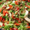 鶏ひき肉と彩り野菜のエスニック炒めの工程4