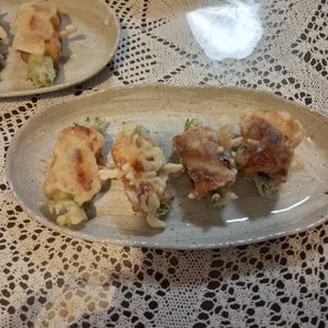 フェビアンの作ってみた!投稿(ちくわの青しそ巻き巻き天ぷら)