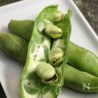 レンジで簡単！さやごと☆そらまめの下処理