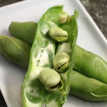レンジで簡単！さやごと☆そらまめの下処理