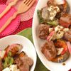 牛肉の一口ステーキと焼き野菜の工程4