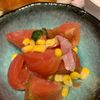 ぐ〜たら子の作ってみた!投稿(トマトとハムコーンのはちみつレモンサラダ)