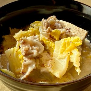 すみの作ってみた!投稿(【豚バラ白菜のお豆腐ごま味噌スープ】コク旨♡満足スープ!)