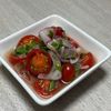 みーこの作ってみた!投稿(混ぜるだけ！トマトと赤玉ねぎの和風マリネ)