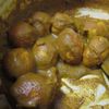 ピヨ鶉と丸鶏のカレーグリル○●○野菜カレー詰め○●○の工程5
