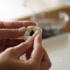 ねり胡麻アイス　白玉添えの工程4