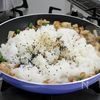 和風ごま胡麻オムライスの工程4
