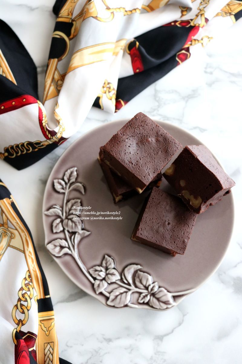 ファッジーココアブラウニーのレシピ