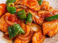 鶏むねで節約◎《揚げない酢鶏》驚くほど柔らか♡