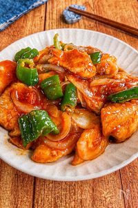 鶏むねで節約◎《揚げない酢鶏》驚くほど柔らか♡