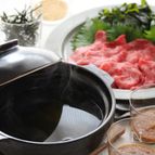 新わかめと牛肉のコリアンしゃぶしゃぶ♪