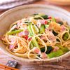 【小松菜ベーコンの和風ペペロンチーノ】ワンパンでラクすぎる!の工程4