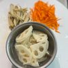 黄金比率で味が決まる【蓮根とごぼうの豚きんぴら】の工程3