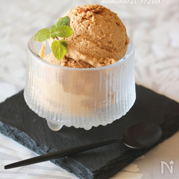 きな粉と豆腐のアイスクリーム。