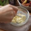 秋の贅沢🍂5分で【イチヂクの甘酒チーズタルティーヌ】の工程2