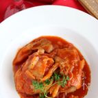 鶏もも肉のトマト煮