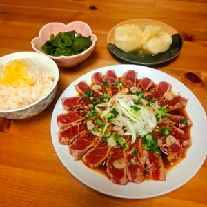 まろみの作ってみた!投稿(［レアまぐろの和風カルパッチョ］簡単！華やか！ごはんがすすむ)