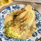 主役級〖丸ごと白菜ステーキ〗チーズソースとろとろ♡大量消費！