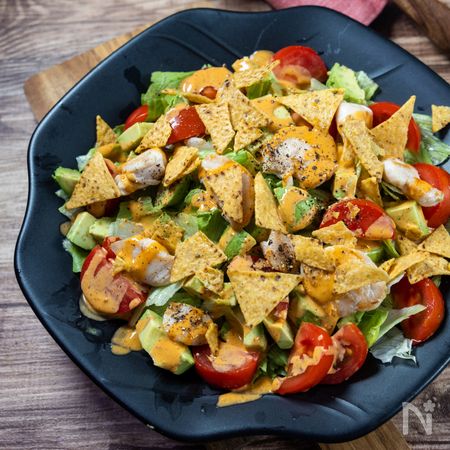 おうちパーティに メキシカンサラダ By シゲパピ レシピサイト Nadia ナディア プロの料理家のおいしいレシピ