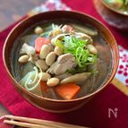 【鶏肉の節分汁】具沢山で栄養満点