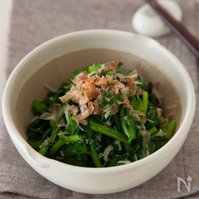 ほうれん草としらすのおひたし