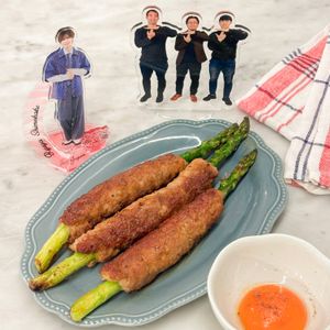 しめおじ【公式】の作ってみた!投稿(【食べ応え◎アスパラの甘辛豚つくね】ご飯が進む味！)