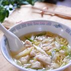ささみとネギで免疫力アップ！鰹出汁がきいた旨い塩ラーメン☆