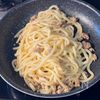 【豚そぼろニラの旨辛焼きうどん】にんにく・生姜がやみつき！の工程3