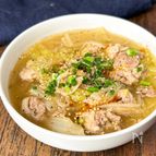 【とろとろ豚白菜スープ】ほっこり染みる。