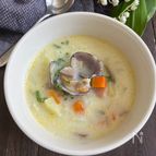 味付けは白だし1本！かんたん和風クラムチャウダー