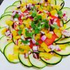 サトちゃんの作ってみた!投稿(ズッキーニと夏野菜のサルサカルパッチョ!)