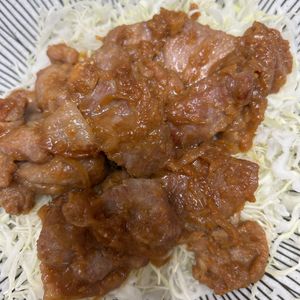 1161785の作ってみた!投稿(行列のできる定食屋さんの😋豚の味噌漬け焼き定食🤩🍚)