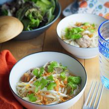 肉団子入りエスニック風にゅうめん