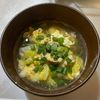 料理初心者の社会人2年生の作ってみた!投稿(豚こま白菜とふわふわ卵の中華スープ)