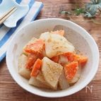 【レンジ・作り置き】大根とにんじんのごまポン和え