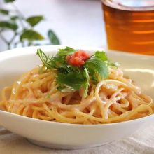 明太子クリームパスタ