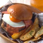 【再現】秋の定番！月見バーガー♪