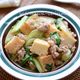 【厚揚げと青梗菜の挽肉炒め】生姜でさっぱり！味付け簡単で旨☆