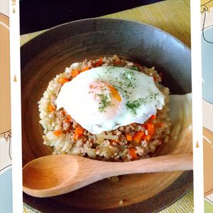 チョロリスの作ってみた!投稿(【濃熟こく旨ドライカレー】焼肉のたれで時短簡単)