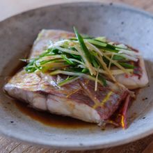 中華風白身魚の香味蒸し