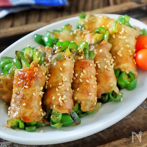 甘辛【ピーマンの肉巻き】ご飯もお酒も◎