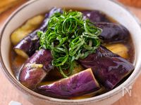 【なすの煮浸し】レンジでお手軽♪冷やしてよりおいしく！