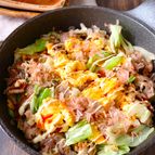 ワンパン10分！【豚玉キャベツ炒め】ソース×マヨでおいしい♩