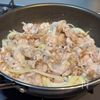 とろ〜り卵がたまらない!【とろたま豚丼】の工程2