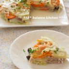 ほっとくだけ！キャベツと豚肉のチーズミルフィーユ