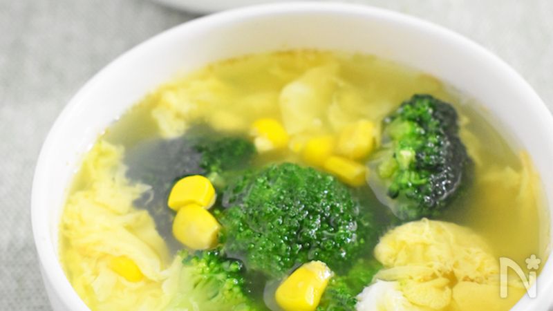 冷凍野菜で簡単 ブロッコリーと卵の中華風スープ レシピサイト Nadia ナディア プロの料理家のおいしいレシピ