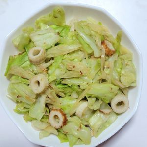 ふうかの作ってみた!投稿(レンチンしてあえるだけ！【きゃべつのおかかあえ】)