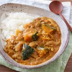 【ルーなしカレー粉で簡単】米粉のかぼちゃカレー