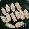 【ズッキーニの豚巻き麺つゆわさびマヨソテー】ジューシー美味♪の工程1