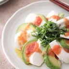 おつまみに☆アボカドとはんぺんの明太カルパッチョ